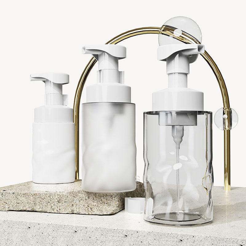 150ml 250ml 300ml 400ml PET goloružičasta pjenasta boca sapuna za ruke Punjiva boca s pumpicom za pjenu