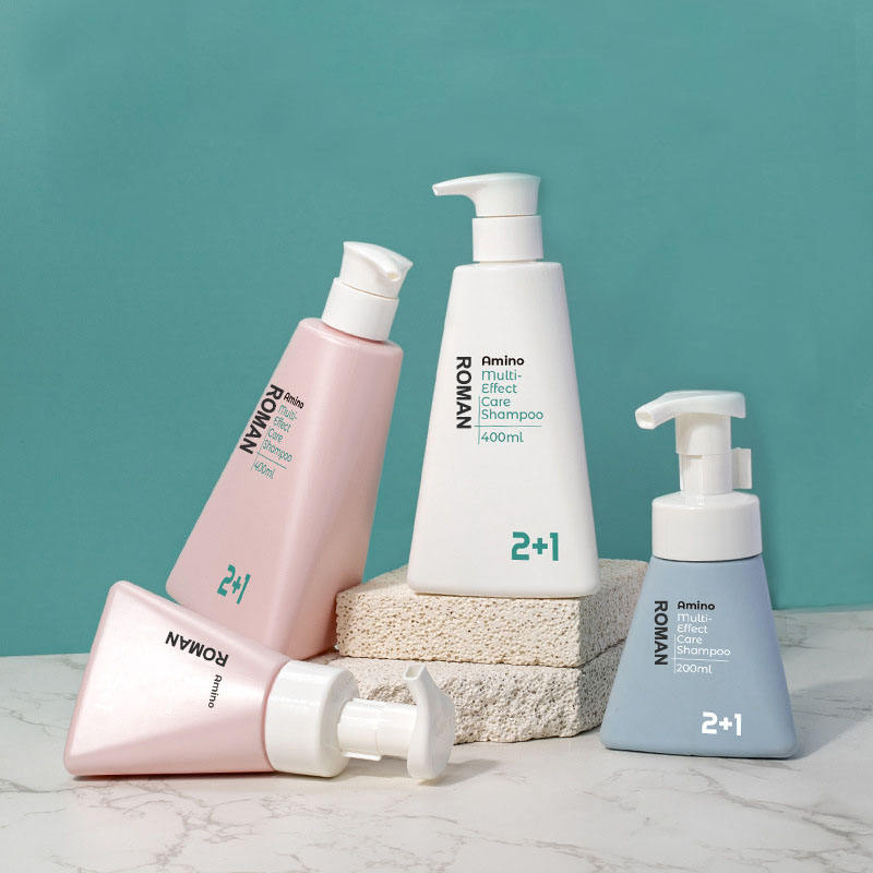 Triangle 200ml 400ml PET sredstvo za čišćenje lica Pjenasta pjena Boca s pumpicom Plastična pjenasta boca Dozator za tekući sapun