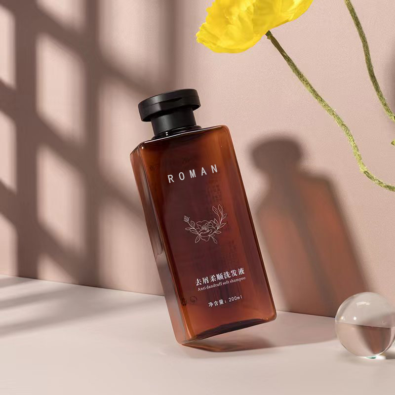 200ml 300ml Ulje za kosu za sušenje kose PET boca s čepom na preklop, četvrtasta plastična bočica šampona, gela za tuširanje, losiona