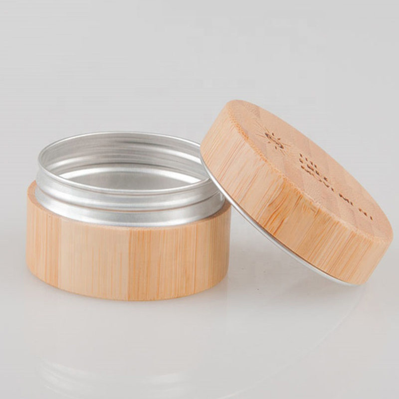 5g 15g 30g 50g 100g Kozmetičko pakiranje, bambusova drvena boca za kremu za lice, cilindričnog oblika s unutarnjom aluminijskom posudom 5g 15g 30g 50g 100g Kozmetičko pakiranje, bambusova drvena boca za kremu za lice, cilindričnog oblika s unutarnjom aluminijskom posudom