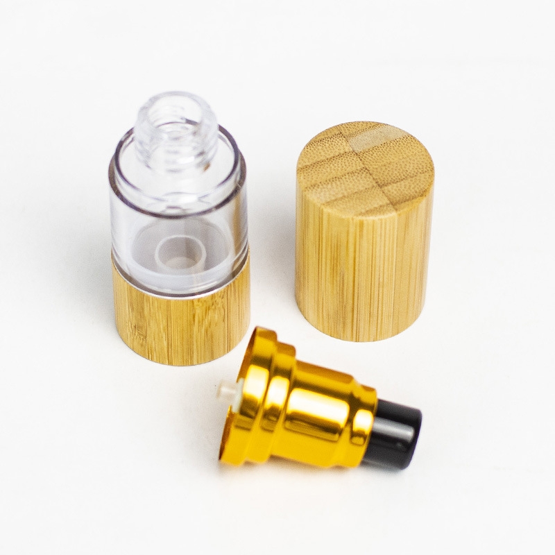 Kozmetičko pakiranje od bambusa 15ml 30ml 50ml 80ml 100ml 120ml Bočica losiona s pumpicom bez zraka Kozmetička plastična bočica bez zraka Kozmetičko pakiranje od bambusa 15ml 30ml 50ml 80ml 100ml 120ml Bočica losiona s pumpicom bez zraka Kozmetička plastična bočica bez zraka