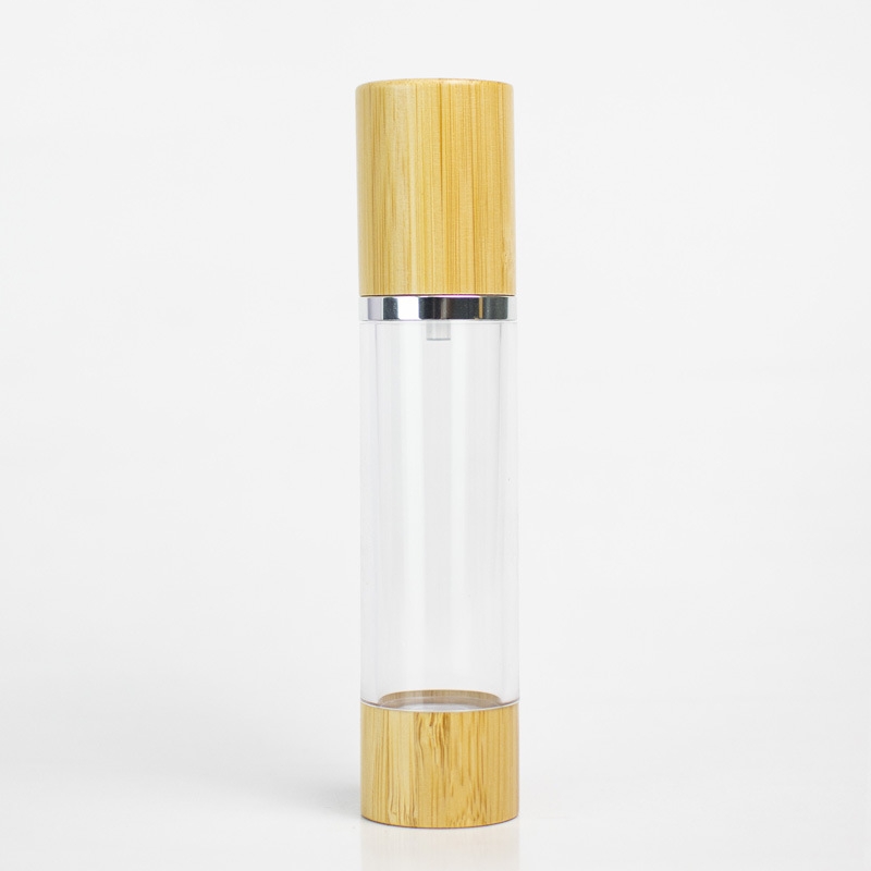 Kozmetičko pakiranje od bambusa 15ml 30ml 50ml 80ml 100ml 120ml Bočica losiona s pumpicom bez zraka Kozmetička plastična bočica bez zraka Kozmetičko pakiranje od bambusa 15ml 30ml 50ml 80ml 100ml 120ml Bočica losiona s pumpicom bez zraka Kozmetička plastična bočica bez zraka