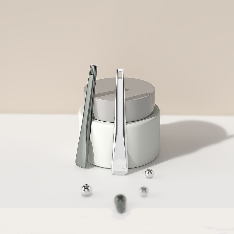 Zlatni metalni aplikator za nanošenje kreme za oči Kozmetička lopatica Žlica za šminku za masažu lica Zlatni metalni aplikator za nanošenje kreme za oči Kozmetička lopatica Žlica za šminku za masažu lica