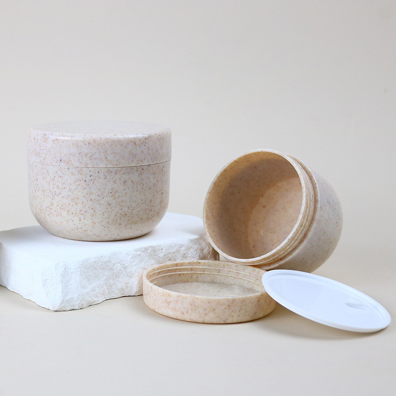 Posuda od pšenične slame Široko grlo 80g 120g 200g 250g Bočica s kremom za njegu kože Kozmetička posuda s poklopcem za kremu za lice Posuda od pšenične slame Široko grlo 80g 120g 200g 250g Bočica s kremom za njegu kože Kozmetička posuda s poklopcem za kremu za lice