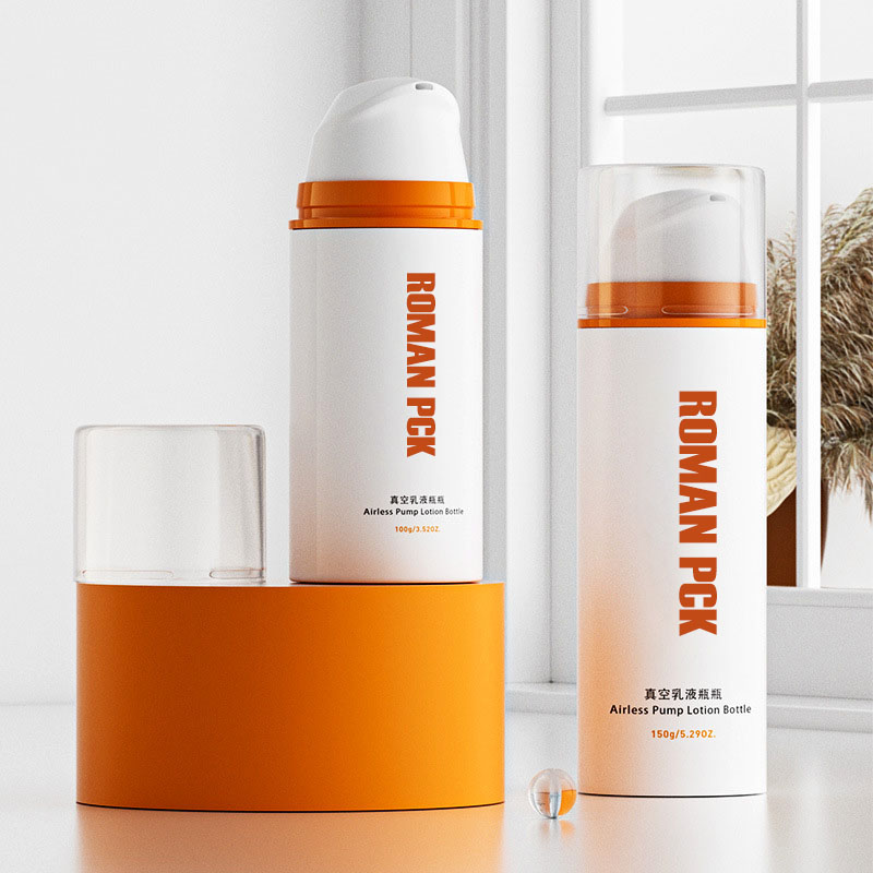 Serija kozmetičkih Airless Bočica 30ml 50ml 100ml Bijela Airless Pump Bočica Vakuumski Losion Essence Face Cream Airless Bočica