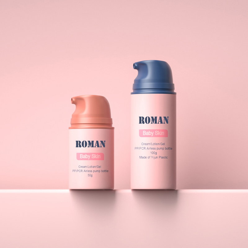 Besplatni uzorci Mat 30ml 50ml Plastične Airless Bočice za losion Pump za njegu kože Serum Airless Spremnici za kremu za bebe