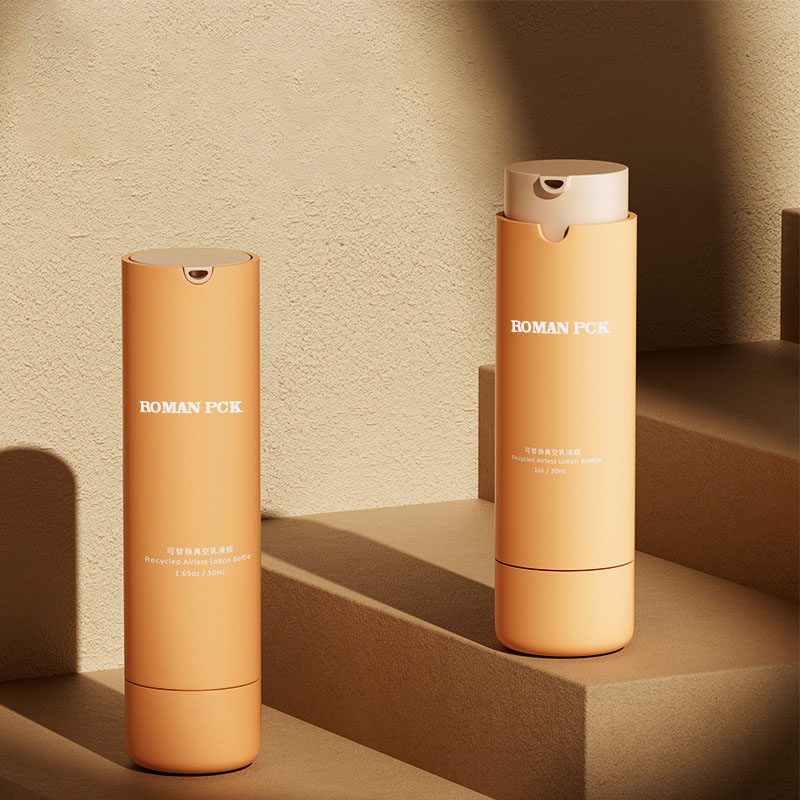 Naranča 15ml 30ml 50ml Plastična Airless Pump Bočica PP Što se tiče Kreme Losiona Pakiranje Kozmetičkog Seruma