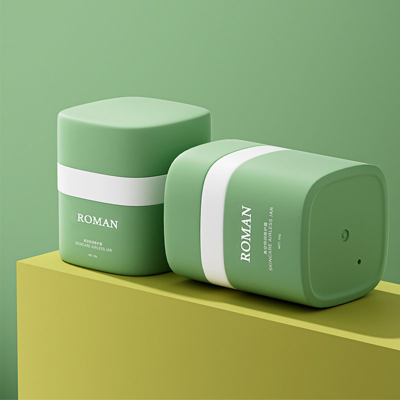 15g 30g 50g okrugle staklenke za kremu bez zraka s dvostrukim stijenkama PP s plastičnim čepom za ruž za usne rumenilo maskara hidratantne kreme