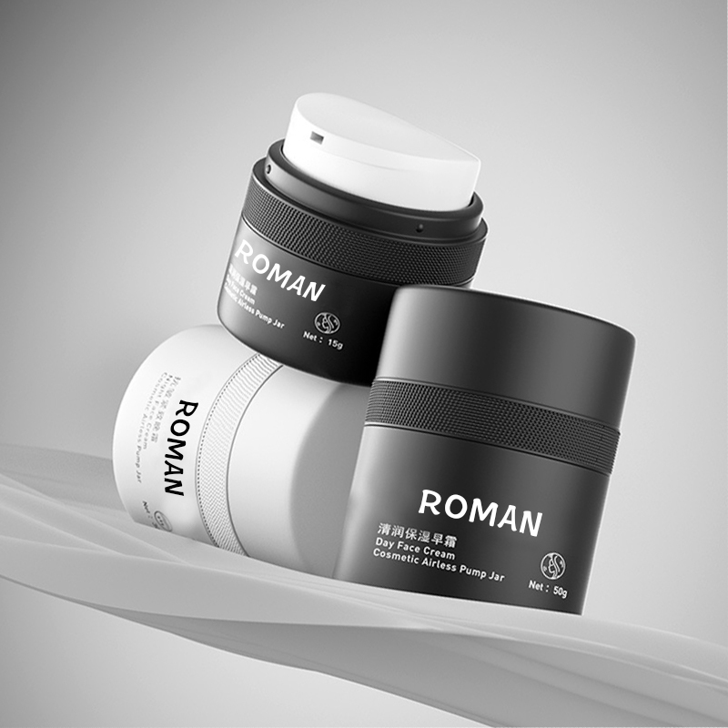 15ml 30ml 50ml bijela crna dvostruka stijenka prazna PP plastična dopuna press bezzračni hidratantni losion krema serum bočica s pumpicom