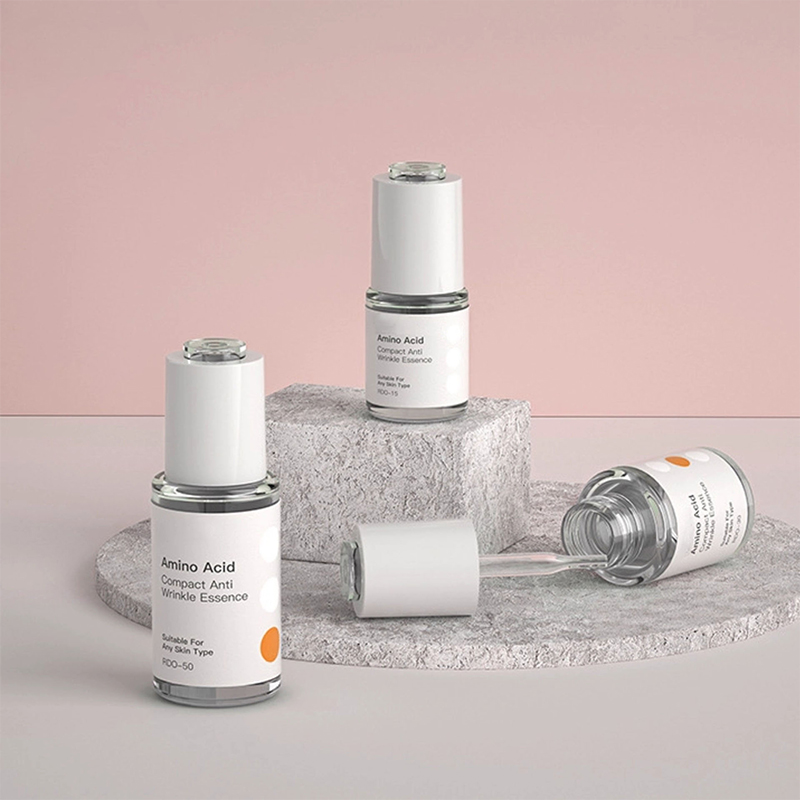 5ml 10ml 15ml 20ml mala Beauty Fancy prazna bočica eteričnog ulja Plastična jantarna prozirna bočica s kapaljkom Bočice za njegu kože