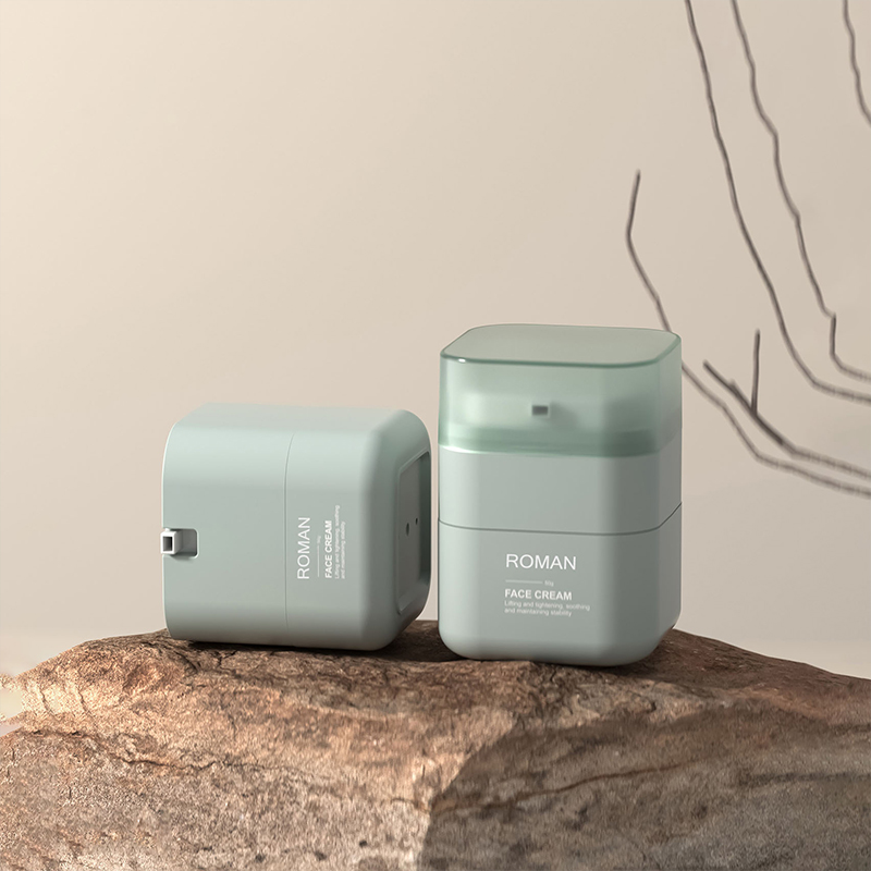 Kozmetička krema za izbjeljivanje Ailess staklenka 50 g četvrtasta staklenka četvrtasto izrezani kutovi Bočica kreme za lice 30 g dječja krema za lice Airless staklenka