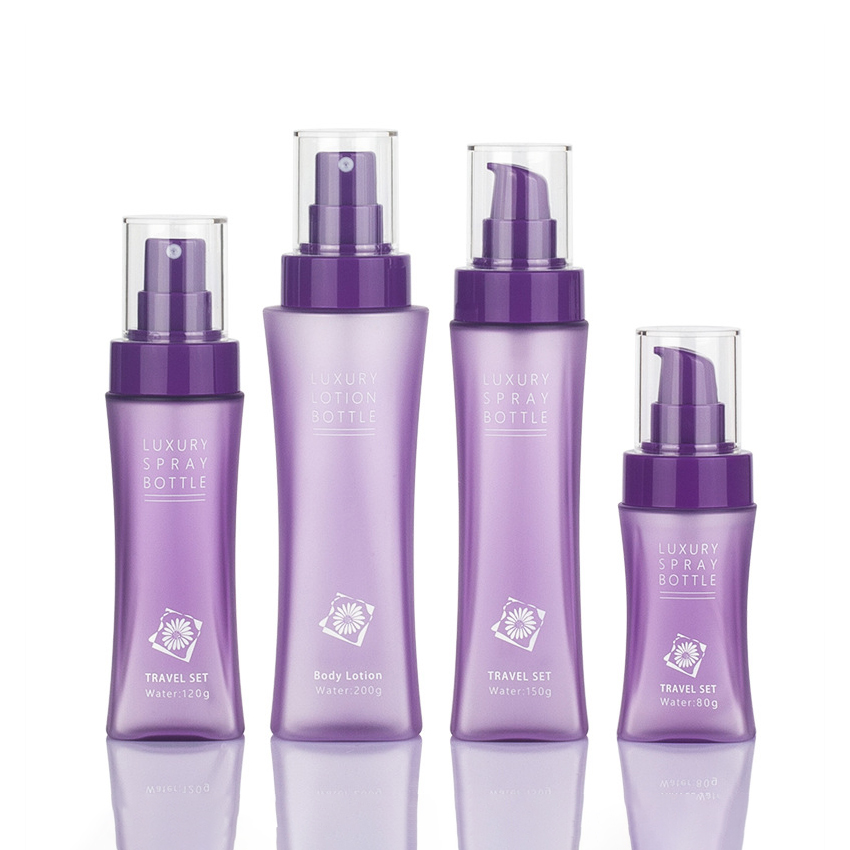 80 ml 120 ml 150 ml 200 ml plastična boca za kućne ljubimce u obliku struka eksplozivni dizajn za losione toner voda mala veličina praktična boca s raspršivačem