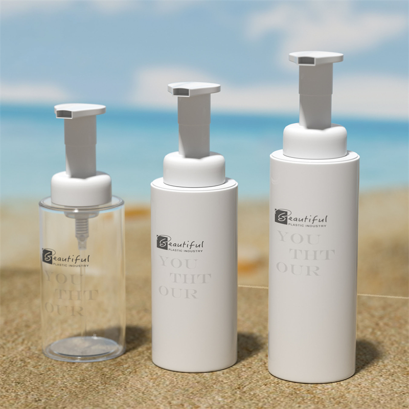 100ml 120ml 150ml 200ml 300ml Bijela PET boca s bijelom pumpicom za pjenjenje za pjenjene sapune i kozmetičko pakiranje proizvoda za njegu kose