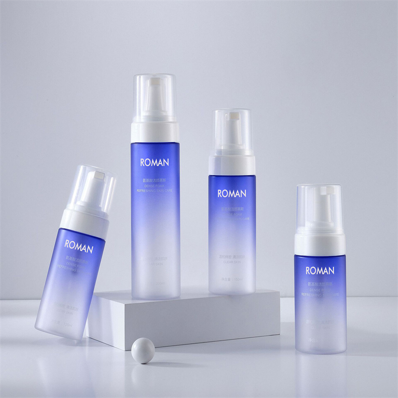 100ml 120ml 150ml 200ml PET dozator tekućeg sapuna s pjenom u plavoj boji Boca s pumpicom za pjenjenje Gel za tuširanje Boca za pranje ruku Kupaonski pribor 100ml 120ml 150ml 200ml PET dozator tekućeg sapuna s pjenom u plavoj boji Boca s pumpicom za pjenjenje Gel za tuširanje Boca za pranje ruku Kupaonski pribor