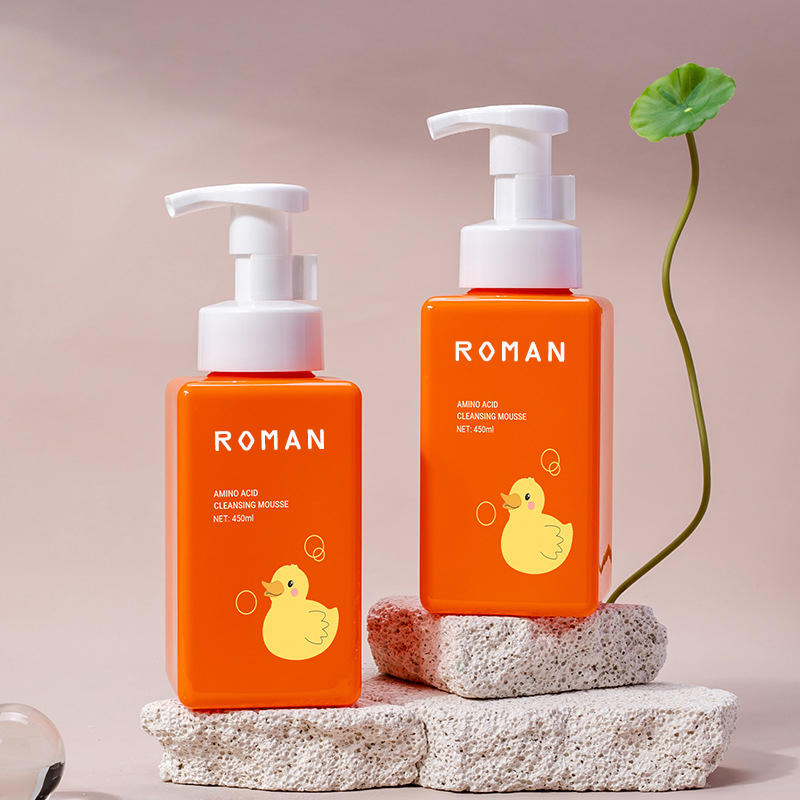 250 ml 300 ml 450 ml 500 ml 650 ml bočica pjene za čišćenje kože Kvadratni šampon za trepavice boca pjene hotelske toaletne potrepštine pakiranje