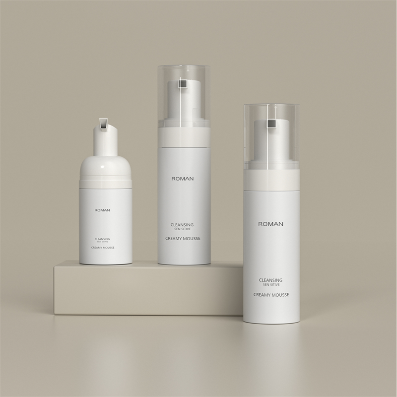 Prazna prijenosna 50ml 100ml 120ml 150ml 200ml čista bijela pjena za doziranje sapuna mala plastična boca za mušku umivaonik za brijanje