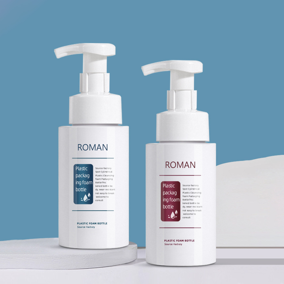 Plastična simpatična okrugla bočica s pumpicom za dezinfekciju ruku 200 ml 300 ml 500 ml Veličine za pakiranje šampona za čišćenje lica