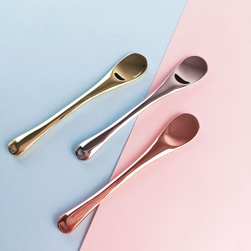 Mini žlica za kremu za oči od metalne legure cinka u 3 boje, lopatica za šminkanje za nanošenje kreme za oči Mini žlica za kremu za oči od metalne legure cinka u 3 boje, lopatica za šminkanje za nanošenje kreme za oči