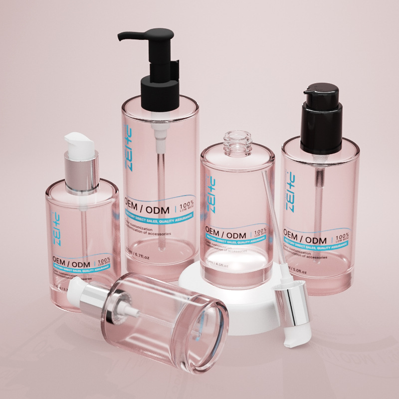 Staklena bočica kozmetičkog seruma višestrukog kapaciteta s debelim dnom Staklena bočica kozmetičkog seruma višestrukog kapaciteta s debelim dnom