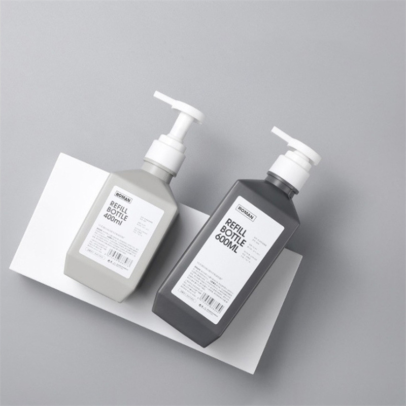300 ml 400 ml 600 ml PE plastične boce losiona Boce šampona Losion za pranje tijela Boca mlijeka za tijelo za pakiranje kozmetike