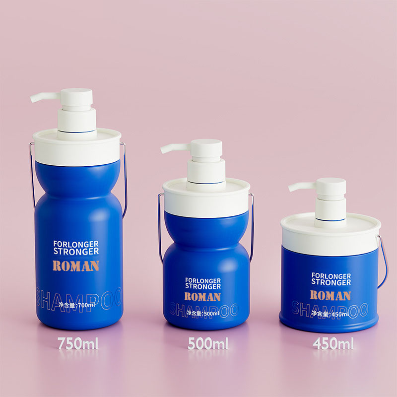 450 ml 500 ml 750 ml plastična prazna boca losiona za kućne ljubimce, šampon i regenerator, ulje za kosu, kozmetička posuda, bočice dječjeg šampona