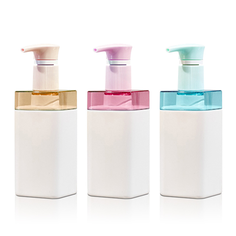 500 ml 750 ml luksuzna prazna kozmetička četvrtasta plastična hotelska boca s pumpicom za losion za šampon i regenerator s dozatorom sapuna za pranje ruku 500 ml 750 ml luksuzna prazna kozmetička četvrtasta plastična hotelska boca s pumpicom za losion za šampon i regenerator s dozatorom sapuna za pranje ruku