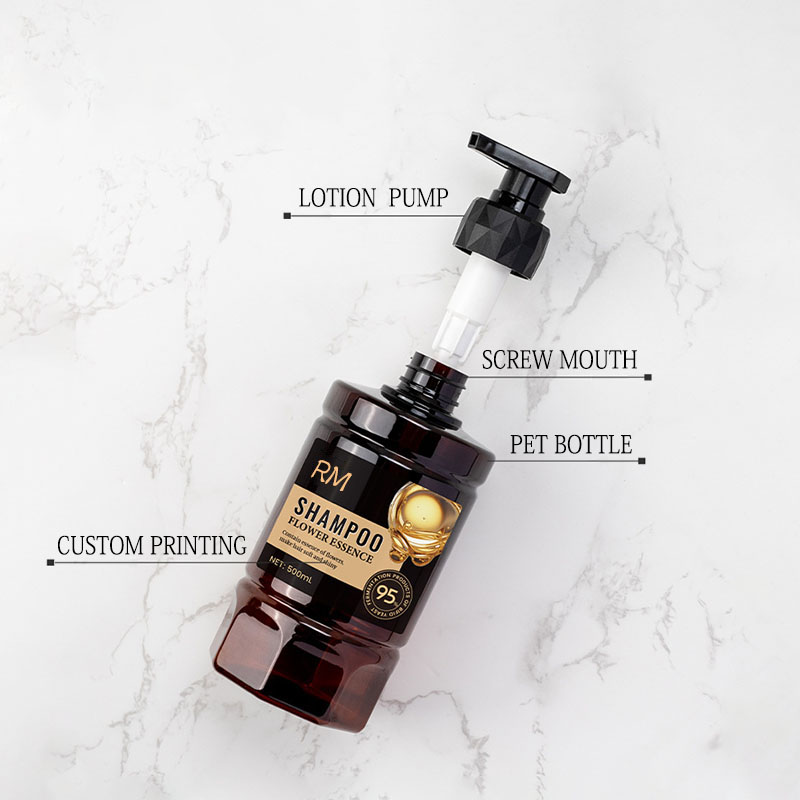 Plastična boca s pumpicom za kućne ljubimce od 500 ml s pumpicom na navoj Visokovrijedna hotelska boca šampona za pakiranje za osobnu njegu Plastična boca s pumpicom za kućne ljubimce od 500 ml s pumpicom na navoj Visokovrijedna hotelska boca šampona za pakiranje za osobnu njegu