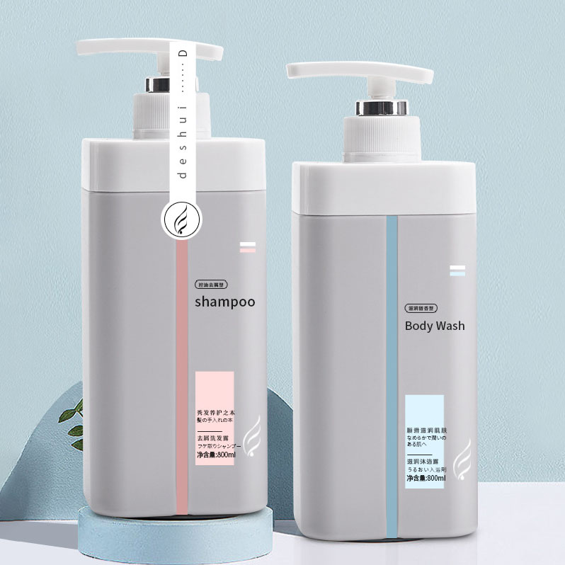 Plastične ambalažne boce velikog kapaciteta od 500 ml i 800 ml za losione za njegu kože Posuda za tonik za kosu Prazna bočica za šampon i regenerator