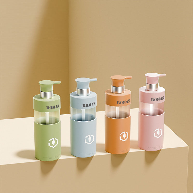 Luksuzna 100 ml 200 ml 300 ml 450 ml 500 ml 700 ml boca losiona za tijelo PET plastične boce šampona i regeneratora Set kozmetičkih pakiranja za gel za tuširanje