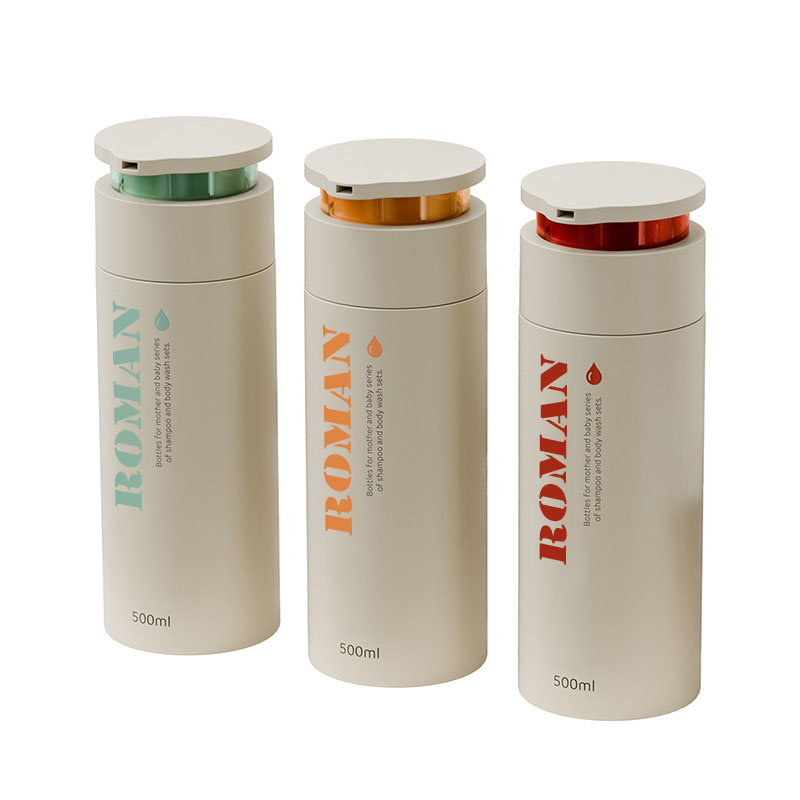 Okrugla boca s kremom za njegu kože ravnih ramena 150 ml 200 ml 300 ml 500 ml Pakiranje losiona za bebe regeneratora Bočice šampona i kreme za pranje tijela Okrugla boca s kremom za njegu kože ravnih ramena 150 ml 200 ml 300 ml 500 ml Pakiranje losiona za bebe regeneratora Bočice šampona i kreme za pranje tijela