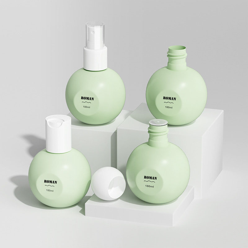 180 ml PE kuglaste prazne boce novog dizajna Punjiva plastična boca za losion pumpu za krema šampon parfem kozmetičko pakiranje