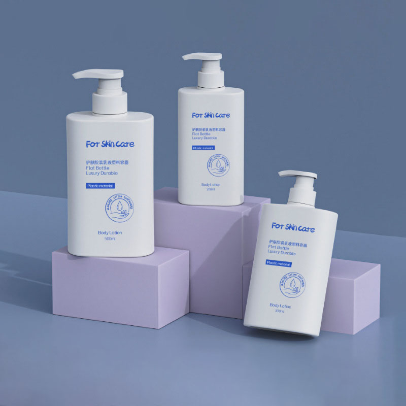 200 ml 300 ml 500 ml pravokutna plastična PET boca šampona s zatvaračem na navoj za maske za lice parfem eterična ulja losion umjetne trepavice