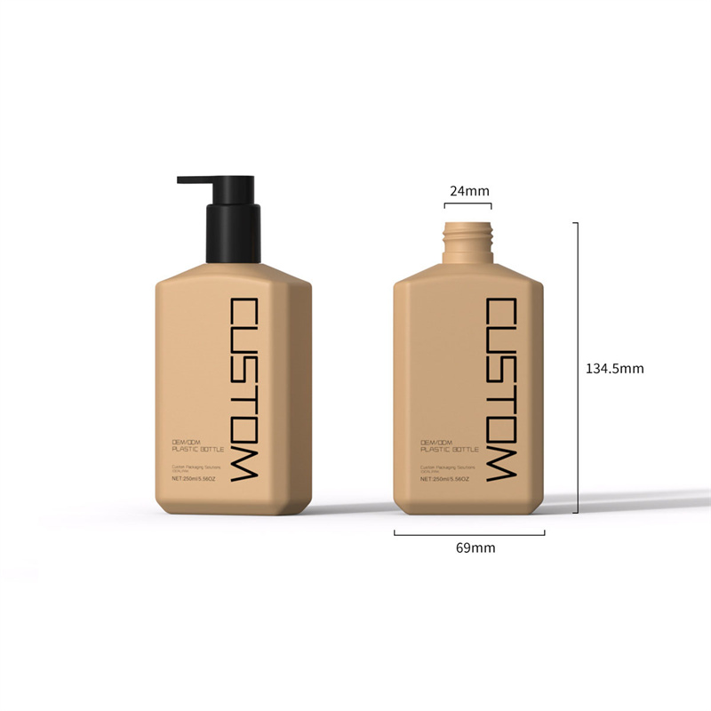 250ml 10oz Matirano ravno koso rame Bočica za losion za tijelo za njegu kože, gelovi za tuširanje, bočica 250ml 10oz Matirano ravno koso rame Bočica za losion za tijelo za njegu kože, gelovi za tuširanje, bočica