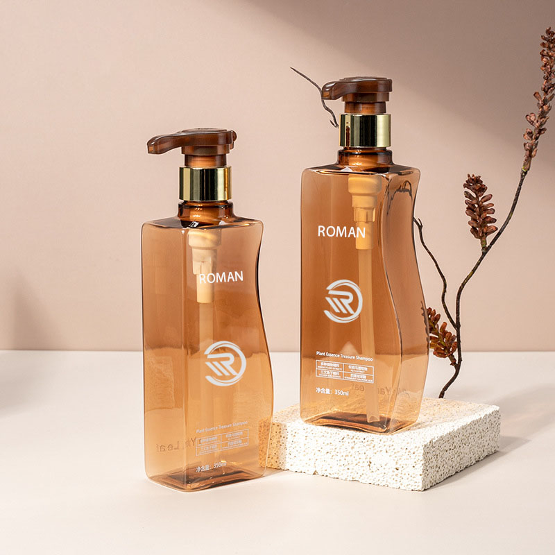 Pouzdana plastična prazna bočica za losion za tijelo od 350 ml i 500 ml u obliku jantara za kućne ljubimce s pumpicom za upotrebu šampona za njegu kose ili kreme za lice Pouzdana plastična prazna bočica za losion za tijelo od 350 ml i 500 ml u obliku jantara za kućne ljubimce s pumpicom za upotrebu šampona za njegu kose ili kreme za lice