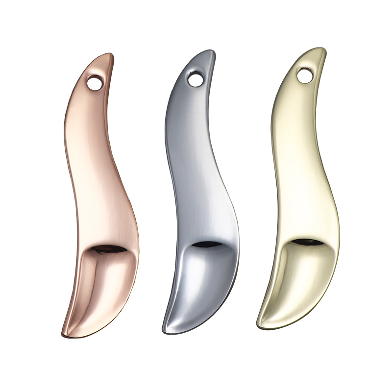 Mini mala lopatica za šminku za lice i oko očiju Lopatica za masku Zlatna metalna kozmetička žlica Mini mala lopatica za šminku za lice i oko očiju Lopatica za masku Zlatna metalna kozmetička žlica