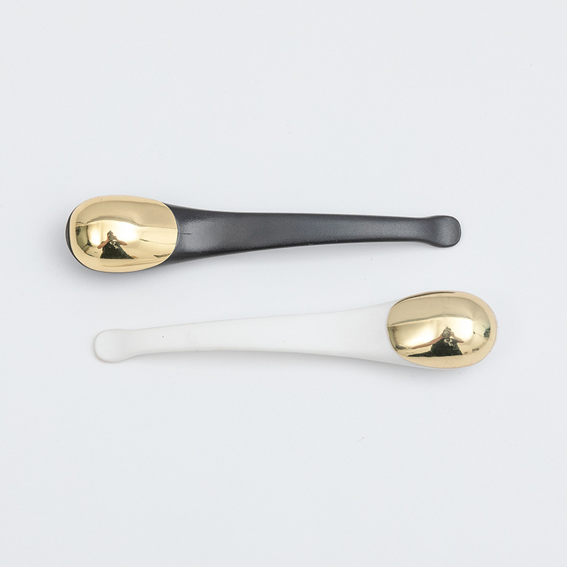 Zlatna, srebrna kozmetička lopatica, žlica, visokokvalitetna metalna žlica za kremu za lice i oči, žlica za ljepotu i šminku, žlica za masku za lice Zlatna, srebrna kozmetička lopatica, žlica, visokokvalitetna metalna žlica za kremu za lice i oči, žlica za ljepotu i šminku, žlica za masku za lice