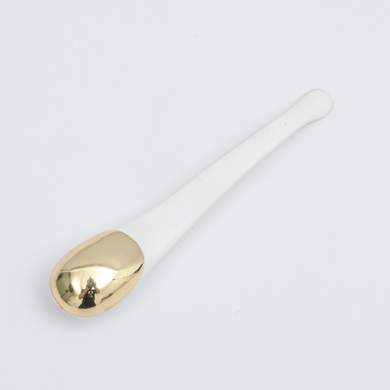 Zlatna, srebrna kozmetička lopatica, žlica, visokokvalitetna metalna žlica za kremu za lice i oči, žlica za ljepotu i šminku, žlica za masku za lice Zlatna, srebrna kozmetička lopatica, žlica, visokokvalitetna metalna žlica za kremu za lice i oči, žlica za ljepotu i šminku, žlica za masku za lice
