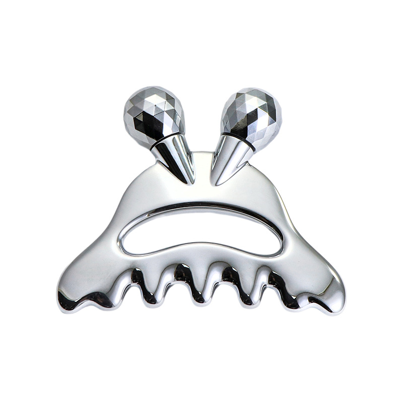 Valjak za masažu lica od legure cinka s masažom glave